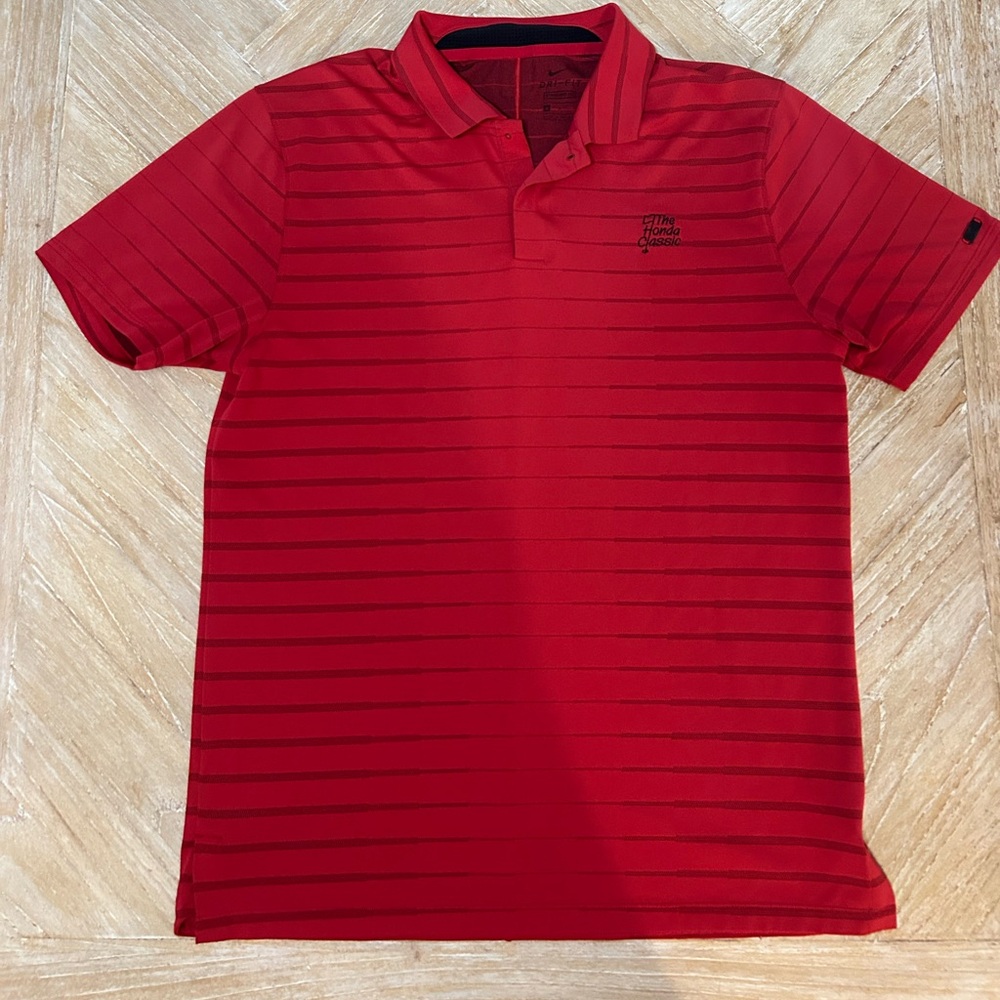 Tiger Woods Nike Dri Fit Golf Polo Size Medium